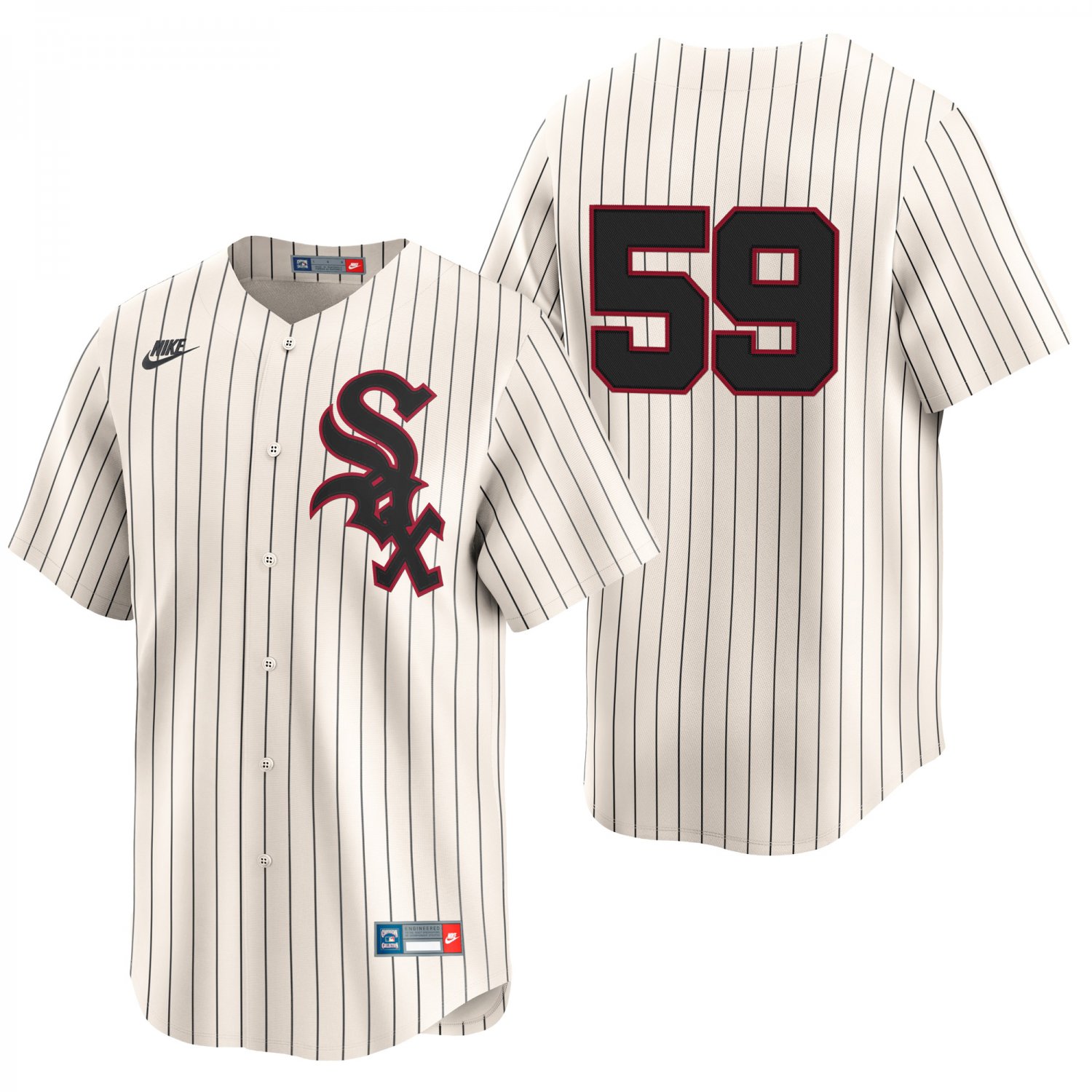 Chicago White Sox #59 Sean Burke Cream Men's & Youth Stitched Jersey