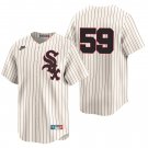Chicago White Sox #59 Sean Burke Cream Men's & Youth Stitched Jersey