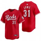 Cincinnati Reds #31 Nate Lowe Red Men's & Youth Stitched Jersey