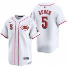 Cincinnati Reds #5 Johnny Bench White Men's & Youth Stitched Jersey