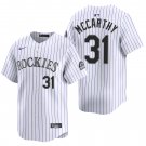 Colorado Rockies #31 Jake McCarthy White Men's & Youth Stitched Jersey
