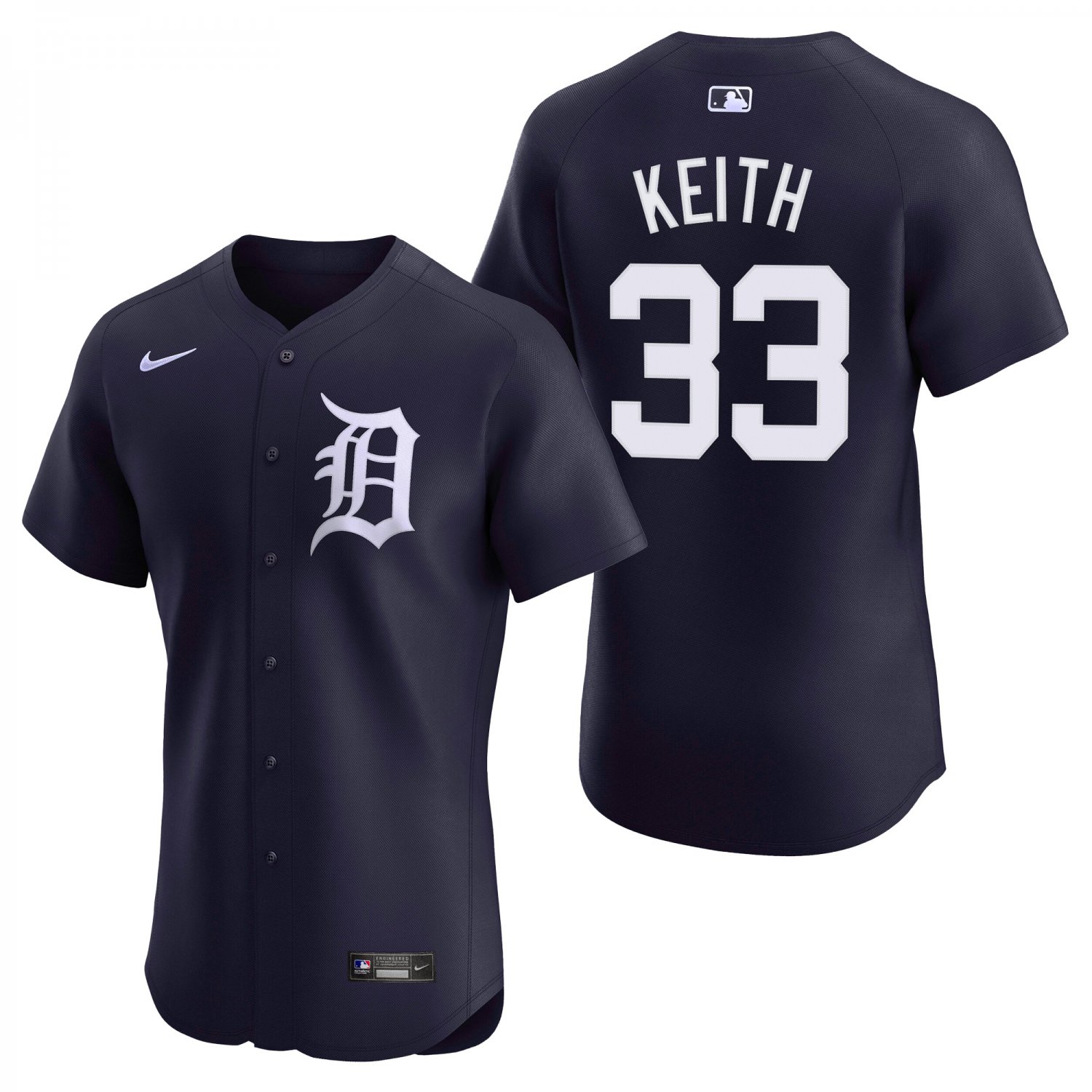 Detroit Tigers #33 Colt Keith Navy Men's & Youth Stitched Jersey