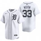 Detroit Tigers #33 Colt Keith White Men's & Youth Stitched Jersey