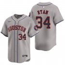 Houston Astros #34 Nolan Ryan Gray Men's & Youth Stitched Jersey