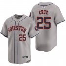 Houston Astros #25 Jose Cruz Gray Men's & Youth Stitched Jersey