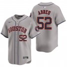 Houston Astros #52 Bryan Abreu Gray Men's & Youth Stitched Jersey