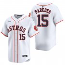 Houston Astros #15 Isaac Paredes White Men's & Youth Stitched Jersey