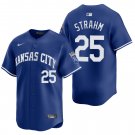 Kansas City Royals #25 Matt Strahm Royal Blue Men's & Youth Stitched Jersey