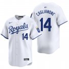 Kansas City Royals #14 Jac Caglianone White Men's & Youth Stitched Jersey