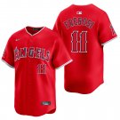 Los Angeles Angels #11 Jim Fregosi Red Men's & Youth Stitched Jersey