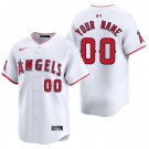 Los Angeles Angels #00 Custom Name And Number White Men's & Youth Stitched Jersey