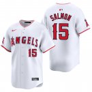 Los Angeles Angels #15 Tim Salmon White Men's & Youth Stitched Jersey