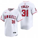 Los Angeles Angels #31 Chuck Finley White Men's & Youth Stitched Jersey