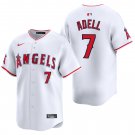 Los Angeles Angels #7 Jo Adell White Men's & Youth Stitched Jersey
