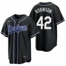 Los Angeles Dodgers #42 Jackie Robinson Black Men's & Youth Stitched Jersey