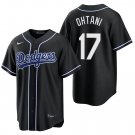 Los Angeles Dodgers #17 Shohei Ohtani Black Men's & Youth Stitched Jersey