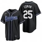 Los Angeles Dodgers #25 Tommy Edman Black Men's & Youth Stitched Jersey