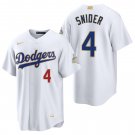 Los Angeles Dodgers #4 Duke Snider Gold White Men's & Youth Stitched Jersey