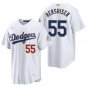Los Angeles Dodgers #55 Orel Hershiser Gold White Men's & Youth Stitched Jersey