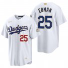 Los Angeles Dodgers #25 Tommy Edman Gold White Men's & Youth Stitched Jersey