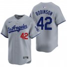 Los Angeles Dodgers #42 Jackie Robinson Gray Men's & Youth Stitched Jersey