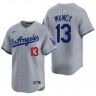 Los Angeles Dodgers #13 Max Muncy Gray Men's & Youth Stitched Jersey