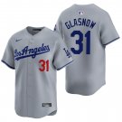 Los Angeles Dodgers #31 Tyler Glasnow Gray Men's & Youth Stitched Jersey