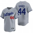 Los Angeles Dodgers #44 Andy Pages Gray Men's & Youth Stitched Jersey