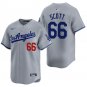 Los Angeles Dodgers #66 Tanner Scott Gray Men's & Youth Stitched Jersey