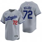 Los Angeles Dodgers #72 Miguel Rojas Gray Men's & Youth Stitched Jersey