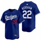 Los Angeles Dodgers #22 Clayton Kershaw Royal Blue Men's & Youth Stitched Jersey