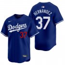 Los Angeles Dodgers #37 Teoscar Hernandez Royal Blue Men's & Youth Stitched Jersey