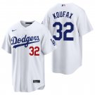 Los Angeles Dodgers #32 Sandy Koufax White Men's & Youth Stitched Jersey