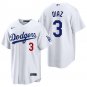 Los Angeles Dodgers #3 Edwin Diaz White Men's & Youth Stitched Jersey