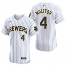 Milwaukee Brewers #4 Paul Molitor White Men's & Youth Stitched Jersey