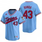 Minnesota Twins #43 Anthony Banda Light Blue Men's & Youth Stitched Jersey