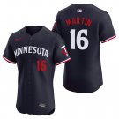 Minnesota Twins #16 Austin Martin Navy Men's & Youth Stitched Jersey