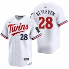 Minnesota Twins #28 Bert Blyleven White Men's & Youth Stitched Jersey