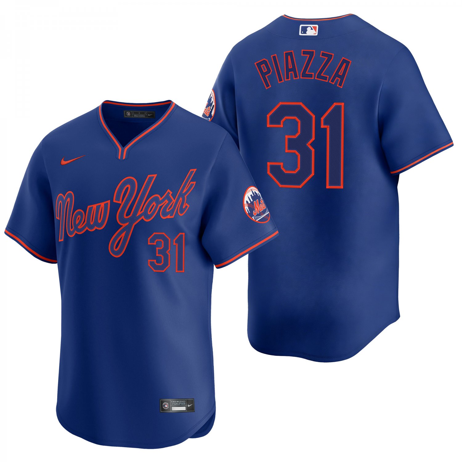 New York Mets #31 Mike Piazza Royal Blue Men's & Youth Stitched Jersey