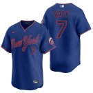 New York Mets #7 Brett Baty Royal Blue Men's & Youth Stitched Jersey