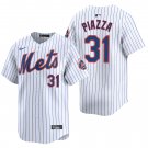 New York Mets #31 Mike Piazza White Men's & Youth Stitched Jersey