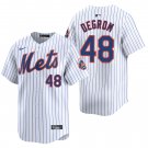 New York Mets #48 Jacob deGrom White Men's & Youth Stitched Jersey