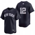 New York Yankees #12 Trent Grisham Navy Alt Men's & Youth Stitched Jersey