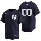 New York Yankees #00 Custom Name And Number Navy Men's & Youth Stitched Jersey