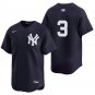 New York Yankees #3 Babe Ruth  Navy Men's & Youth Stitched Jersey