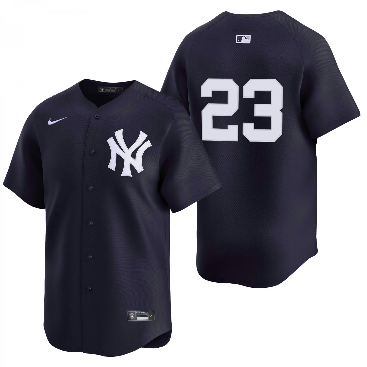New York Yankees #23 Don Mattingly Navy Men's & Youth Stitched Jersey