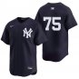 New York Yankees #75 Camilo Doval Navy Men's & Youth Stitched Jersey