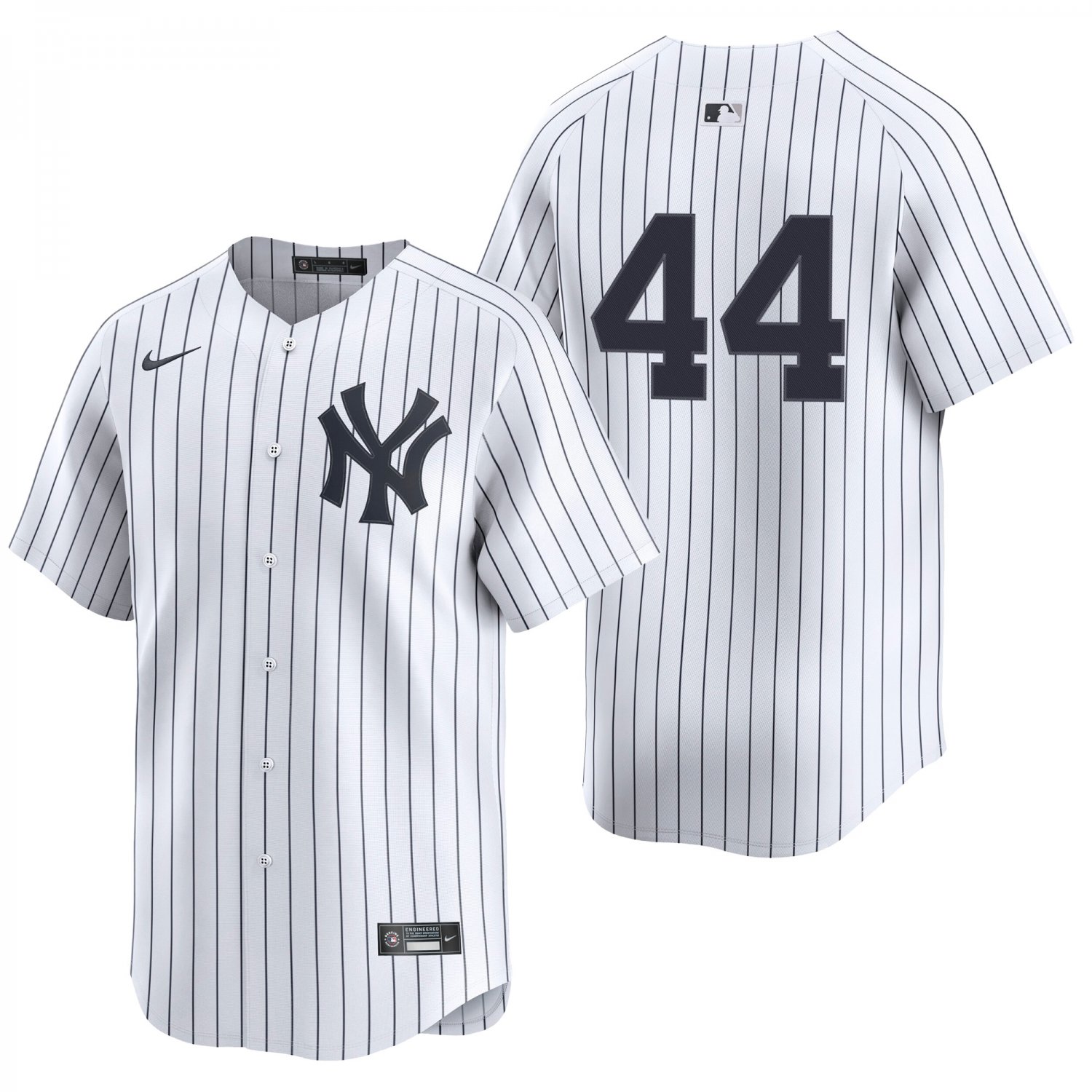 New York Yankees #44 Reggie Jackson White Men's & Youth Stitched Jersey