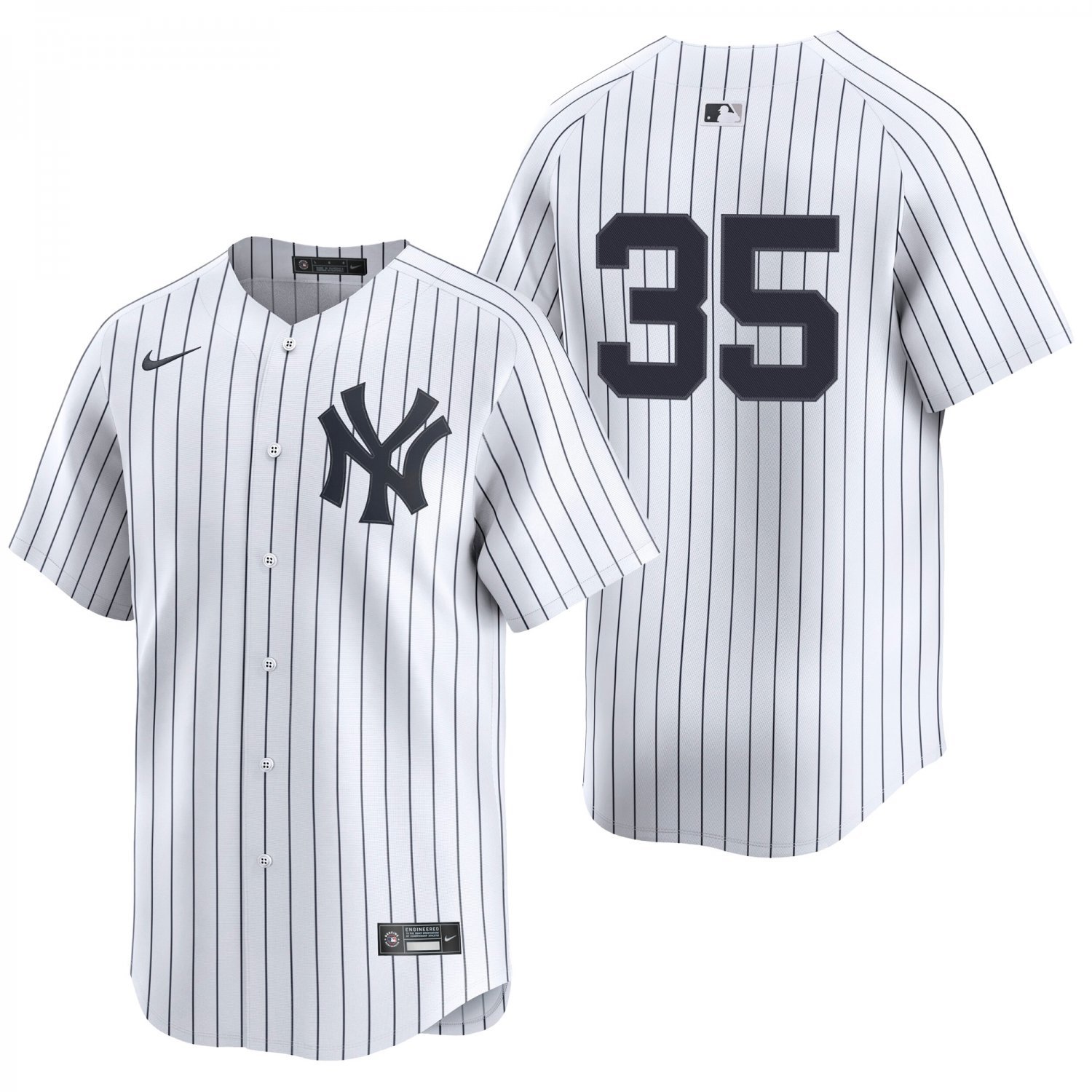 New York Yankees #35 Cody Bellinger White Men's & Youth Stitched Jersey
