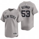 New York Yankees #53 David Bednar Gray Men's & Youth Stitched Jersey